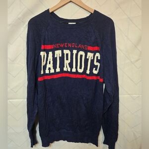 New England Patriots Navy Long Sleeve Shirt